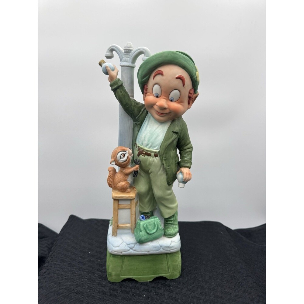 Mr. Lucky Series Mr. Lamplighter Miniature Hoffman Decanter  1978,  5.5" Tall